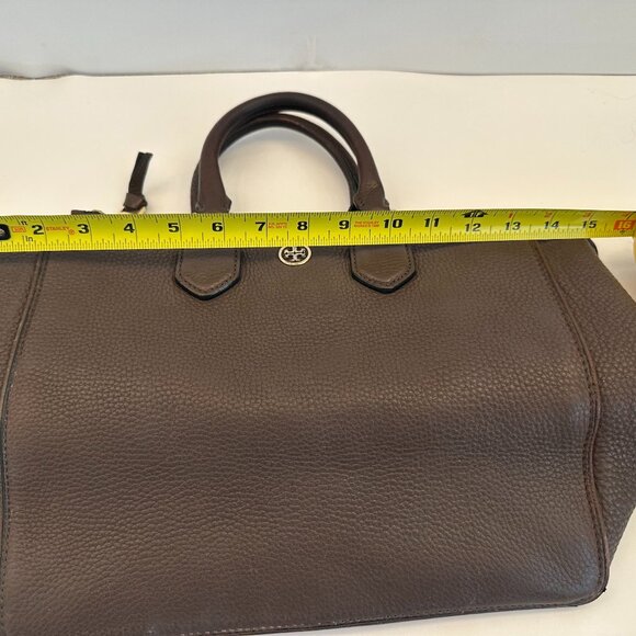 Tory Burch large Leather Tote Bag - Brown - Picture 11 of 14